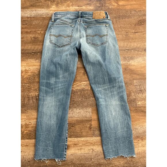 American Eagle Outfitters distressed cropped skinny 28's - Picture 2 of 11